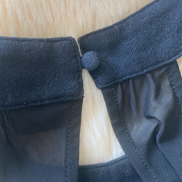 Sparkle & Fade Mesh Block bodysuit black - Picture 8 of 12